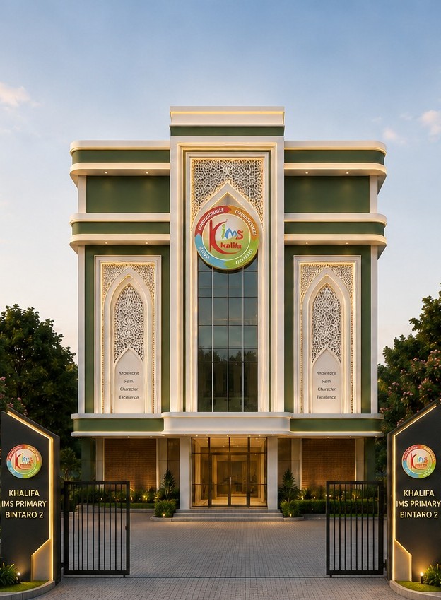 KIMS Bintaro 2 school building front entrance